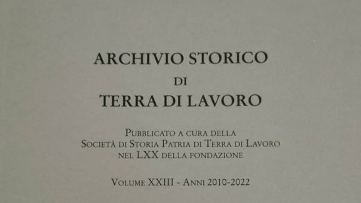 Societ Di Storia Patria Presentato Il Xxiii Volume Dell Archivio