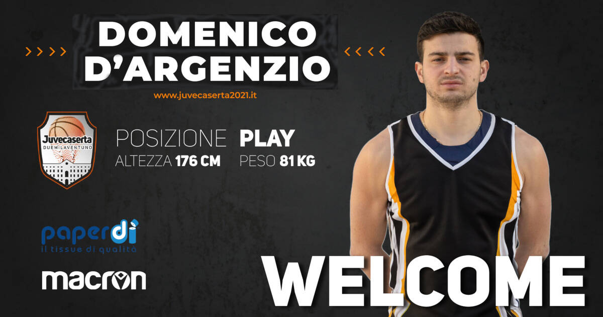 Basket B1 Domenico DArgenzio Primo Volto Nuovo Della Juvecaserta 2021