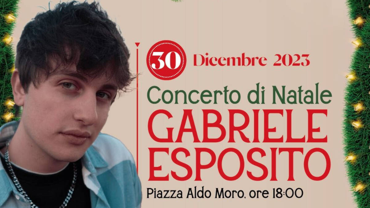 Cellole, Gabriele Esposito in concerto domani in piazza Aldo Moro ...