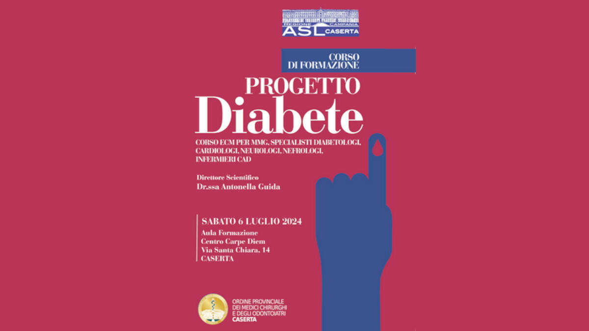 ASL Caserta, corso per medici chirurghi e infermieri sulle patologie diabetiche