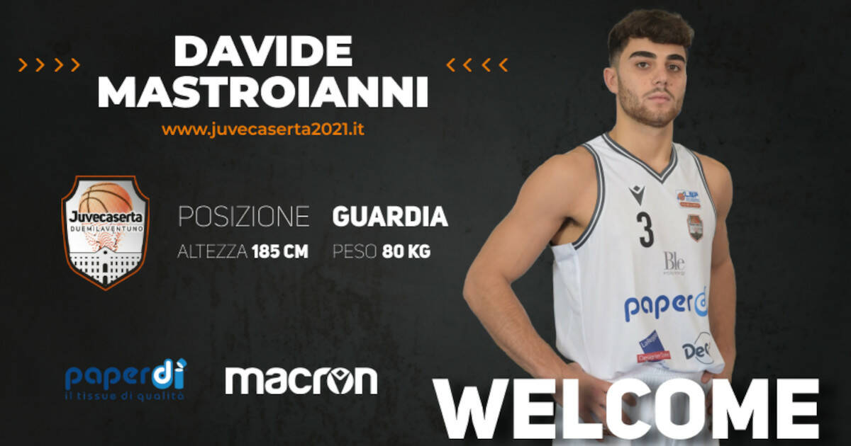 Basket B1: Caserta conferma la guardia Davide Mastroianni