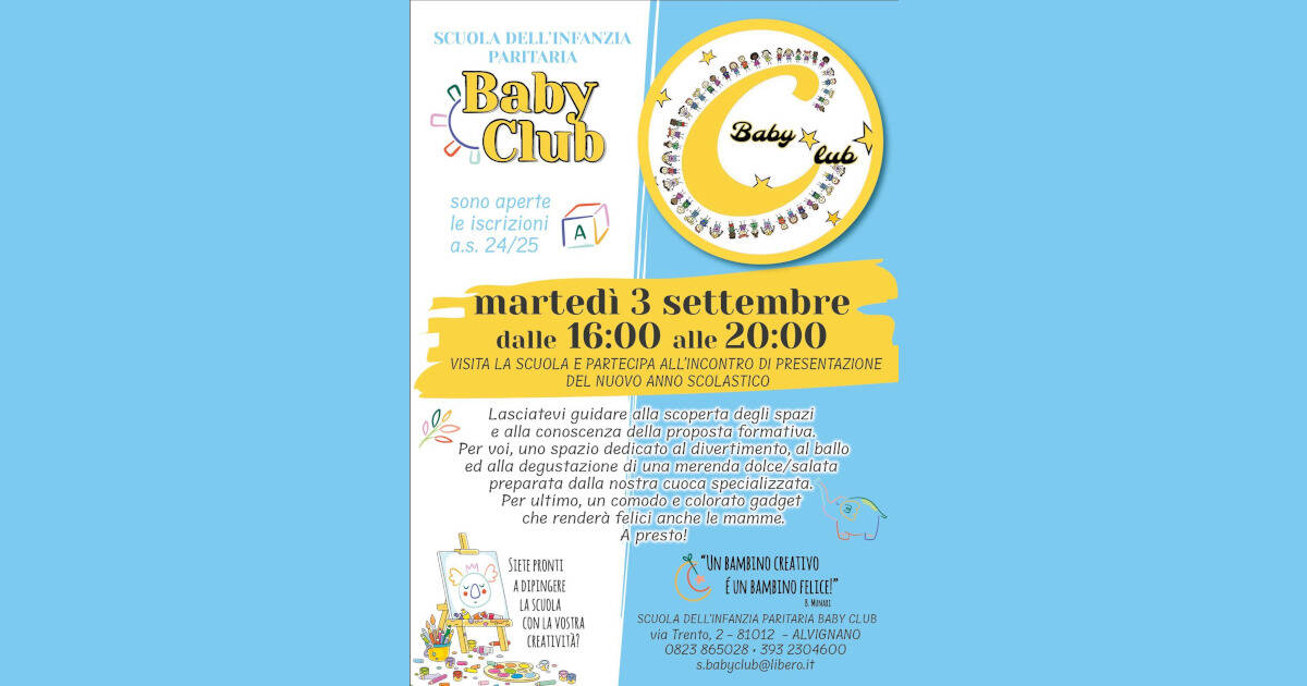 Open day scuola infanzia Alvignano