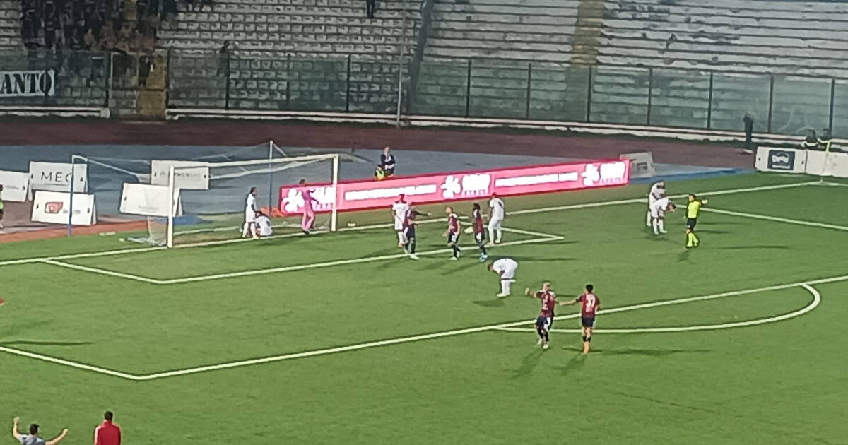 Casertana - Taranto 2 a 0 gol Asencio