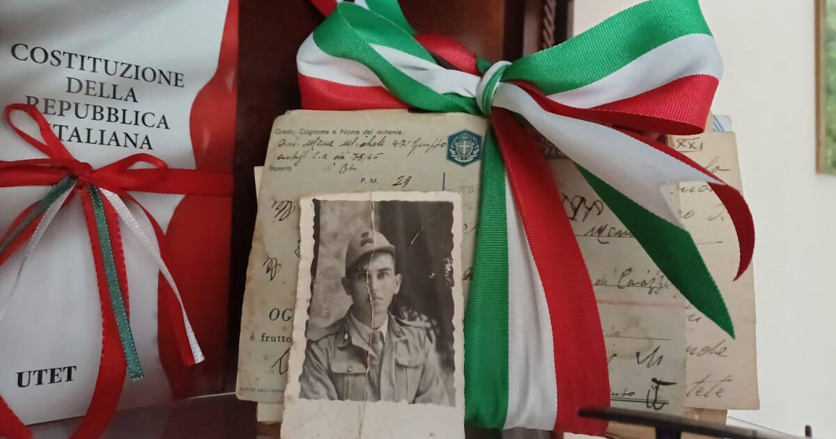 Lettera di un militare disperso nel 1943 originario di Piana di Monte Verna