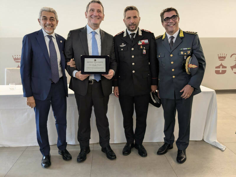 premio legalità Prefetto Questore Comandante CC e comandante GDF