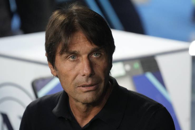 Il tecnico del Napoli Antonio Conte