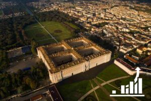 Caserta dall'alto