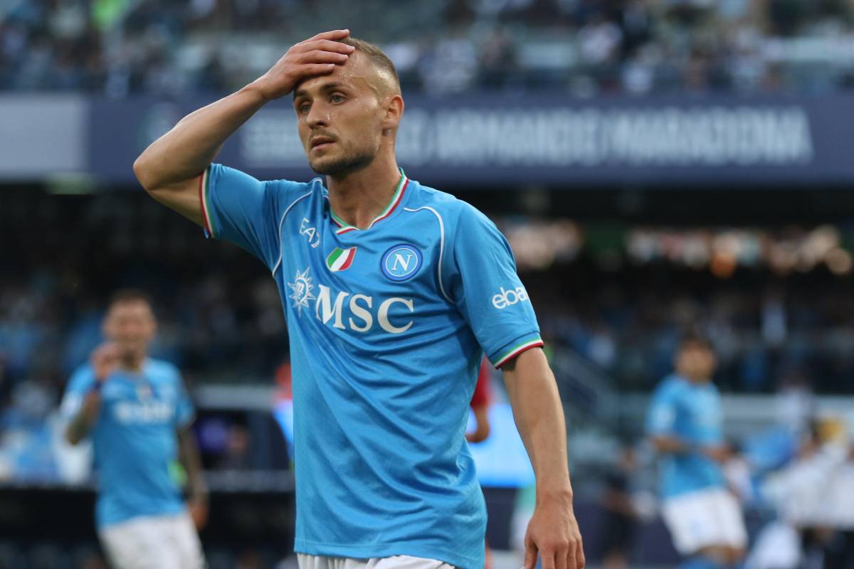 Il centrocampista del Napoli Lobotka