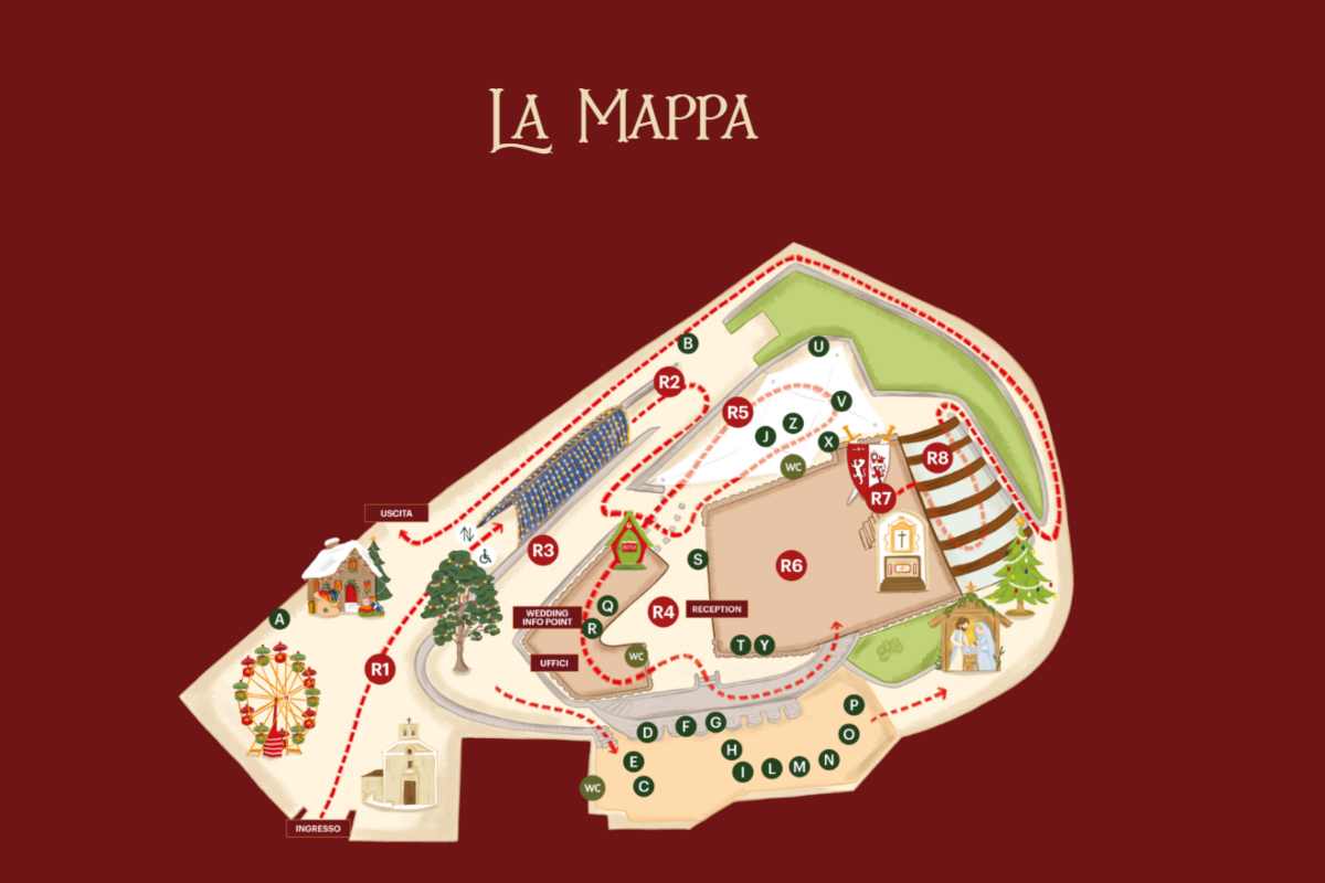 Mappa castello Limatola 