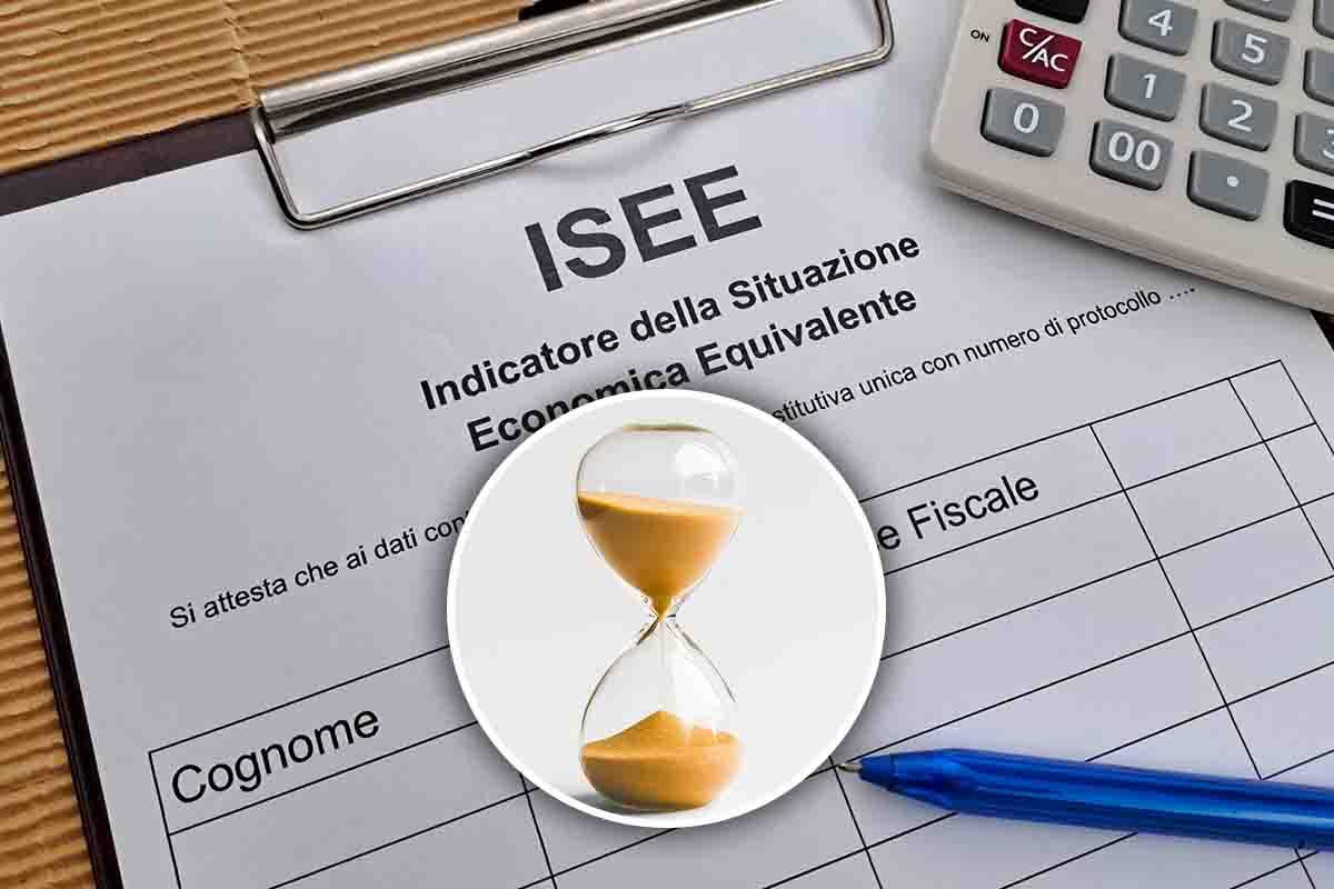 Clessidra e modulo ISEE