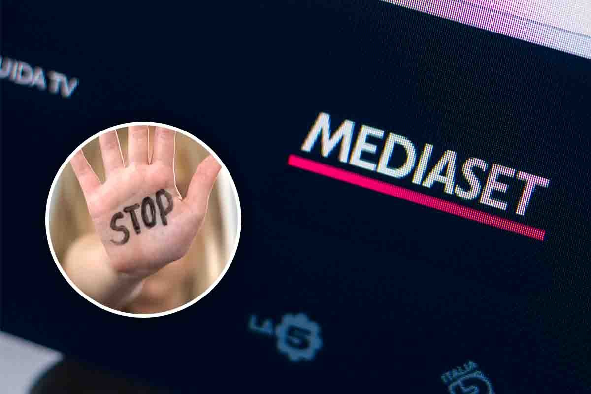 stop e logo mediaset