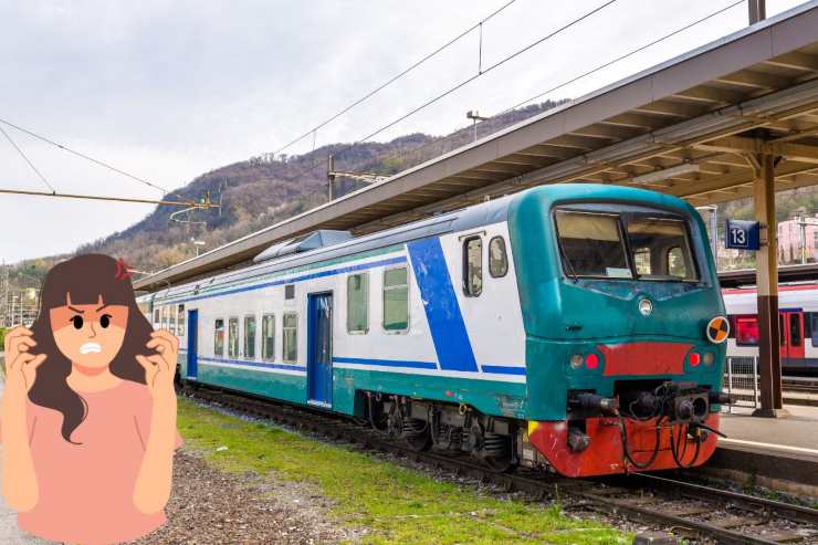 Treno ritardo rabbia 