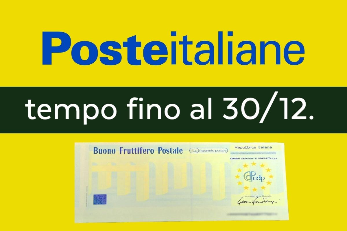 Buono postale cancellato addio 2025