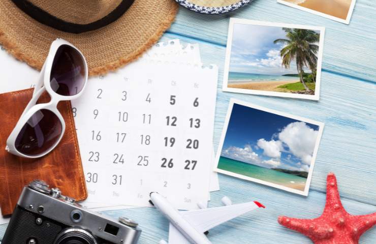 calendario areoplanino occhiali da ole e cappello