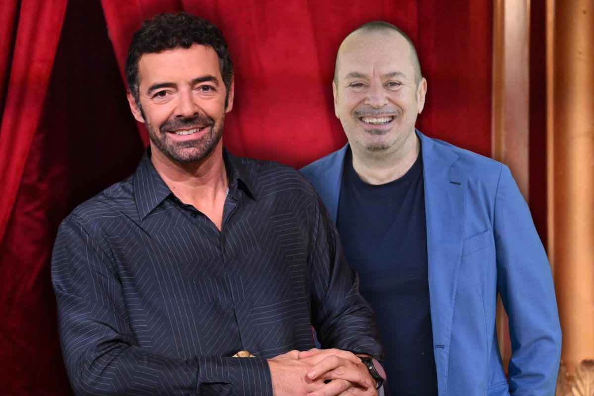 Alberto Matano e Fabio Canino