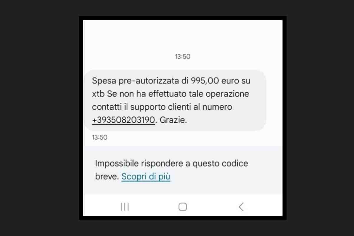 Messaggio sul cell 