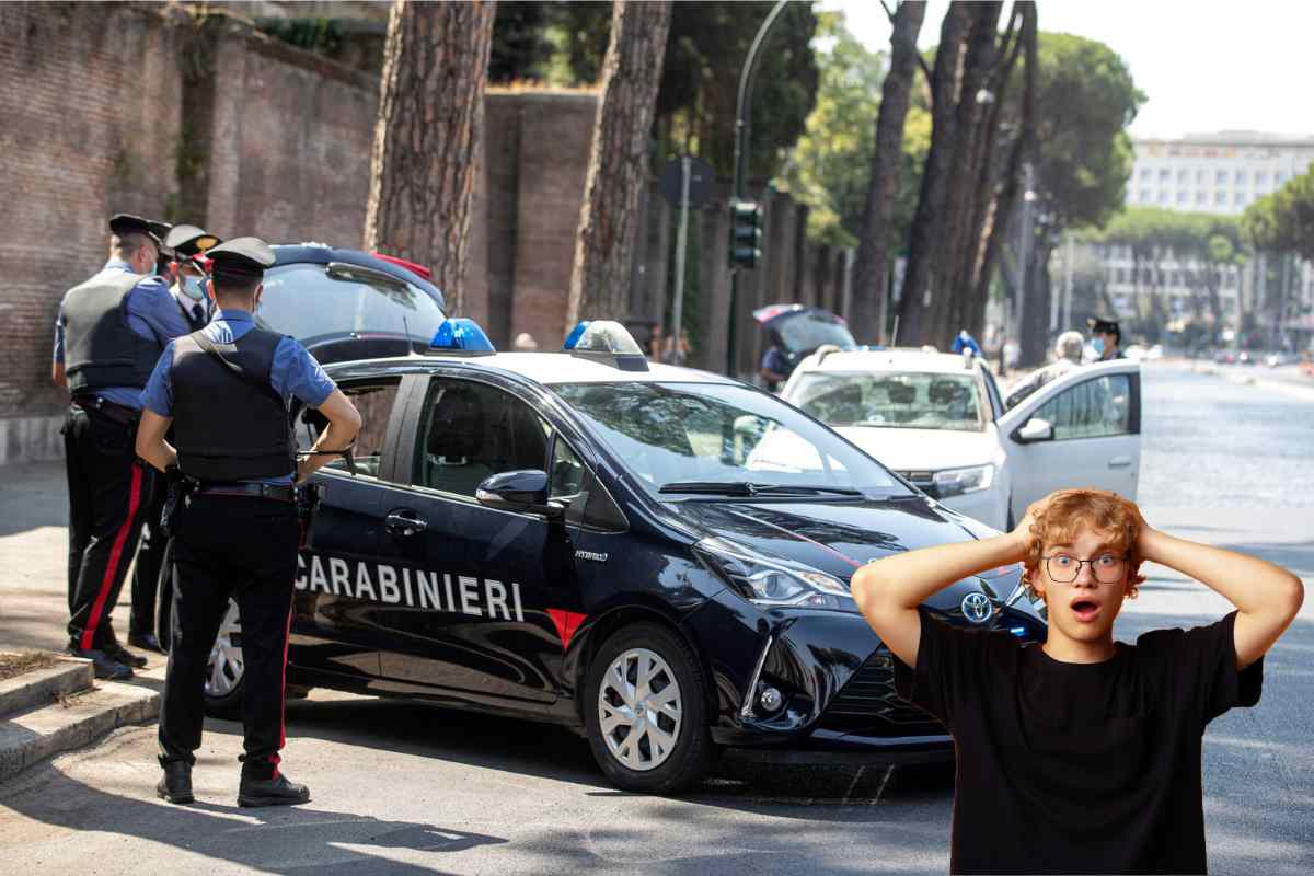 Posto di blocco Carabinieri