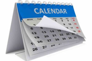 calendario tavolo