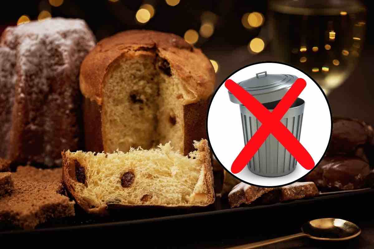 Pandoro panettone spazzatura