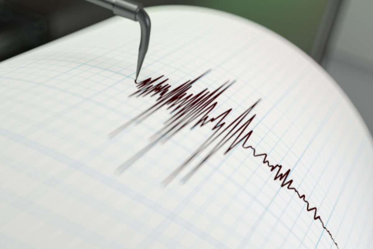 registrazione scossa terremoto